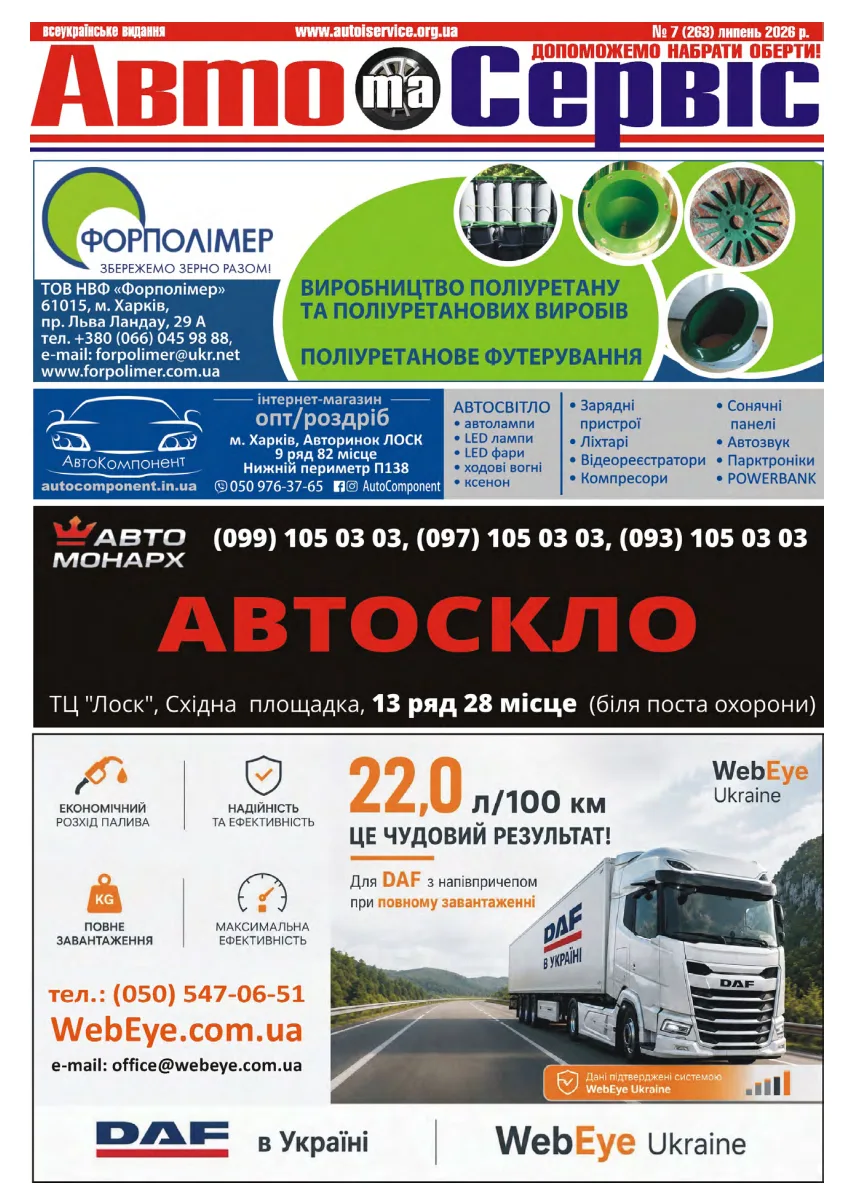 Обкладинка Авто и Сервис — №263